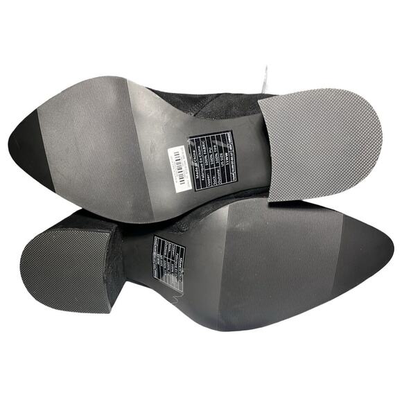 Torrid Jillian Knee High Boots Black Faux Suede Heels Wide Calf Womens 11 WW NWT - Picture 9 of 9